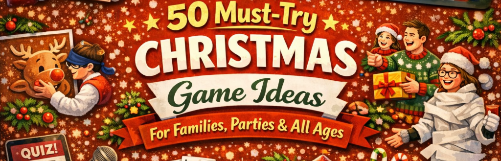 50 Christmas Game Ideas That Bring Joy to Kids, Adults & Families