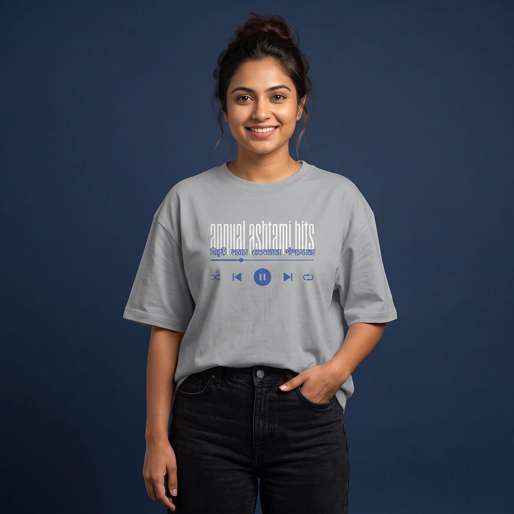 Ashtami Bhog - Oversized Tee | Unisex Fit