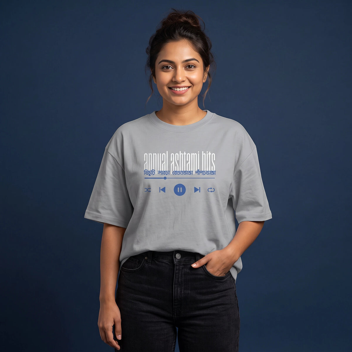 Ashtami Bhog - Oversized Tee | Unisex Fit