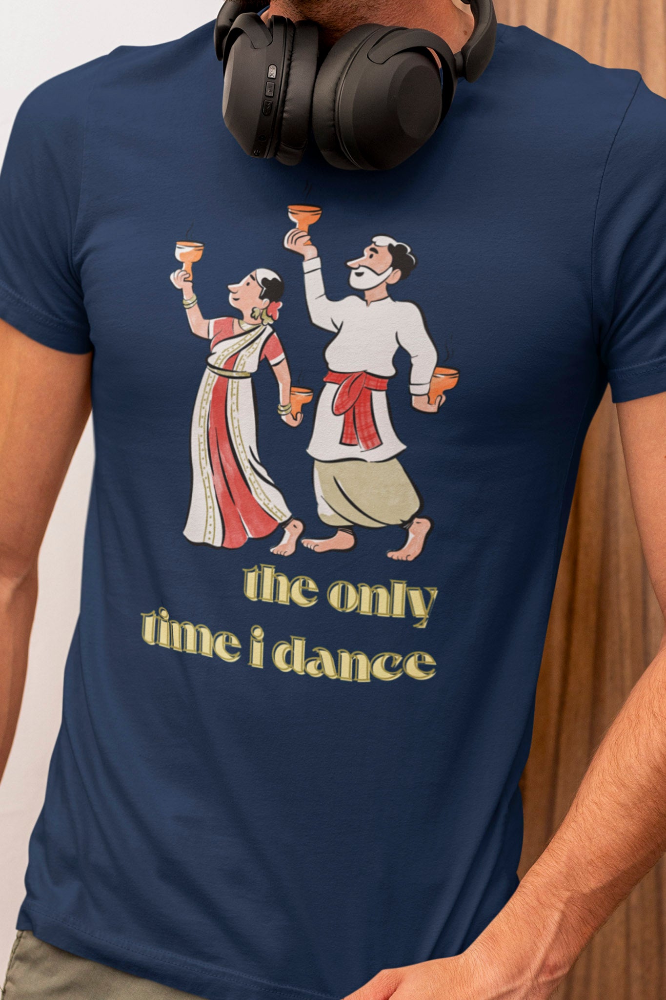 Dhunuchi Naach - Round Neck Tee | Unisex Fit