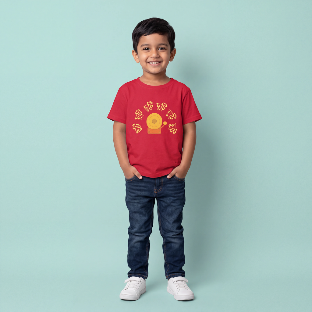 Pujor Chuti - Kid's T-shirt