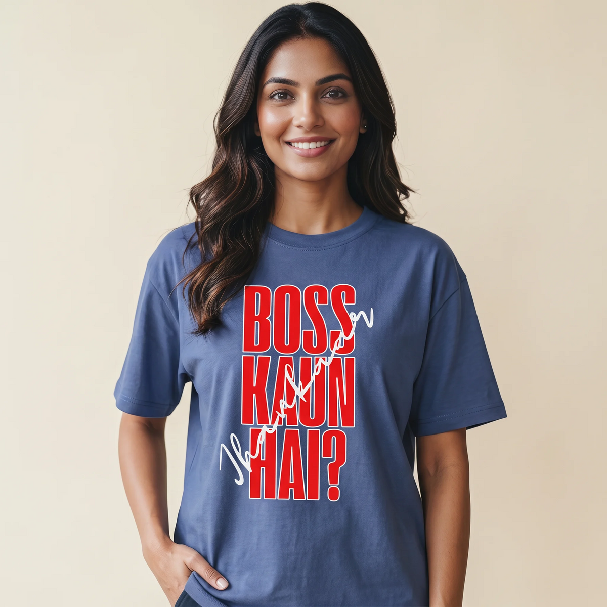 Boss Kaun Hai? - Oversized Tee | Unisex Fit
