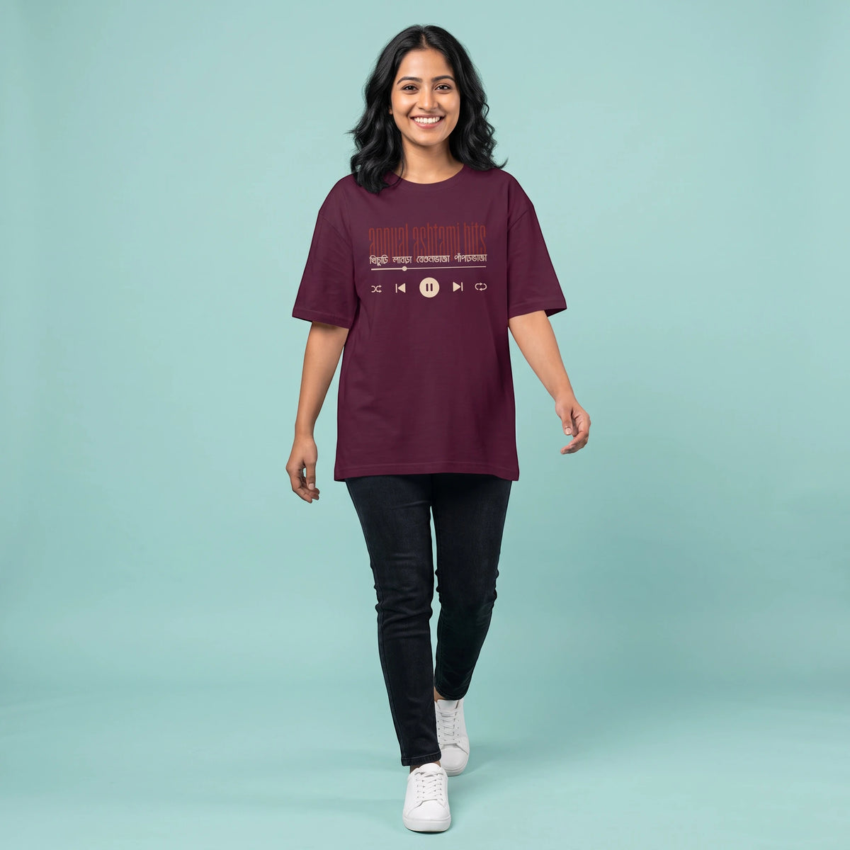 Ashtami Bhog - Oversized Tee | Unisex Fit