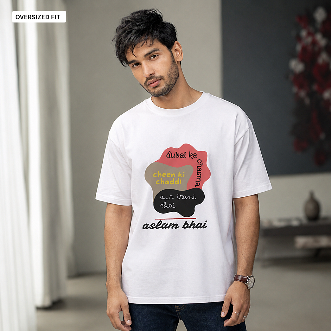 Aslam-bhai - Oversized Tee | Unisex Fit
