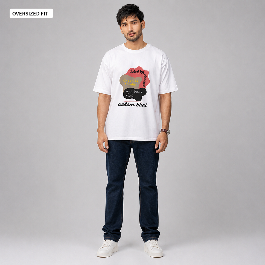 Aslam-bhai - Oversized Tee | Unisex Fit