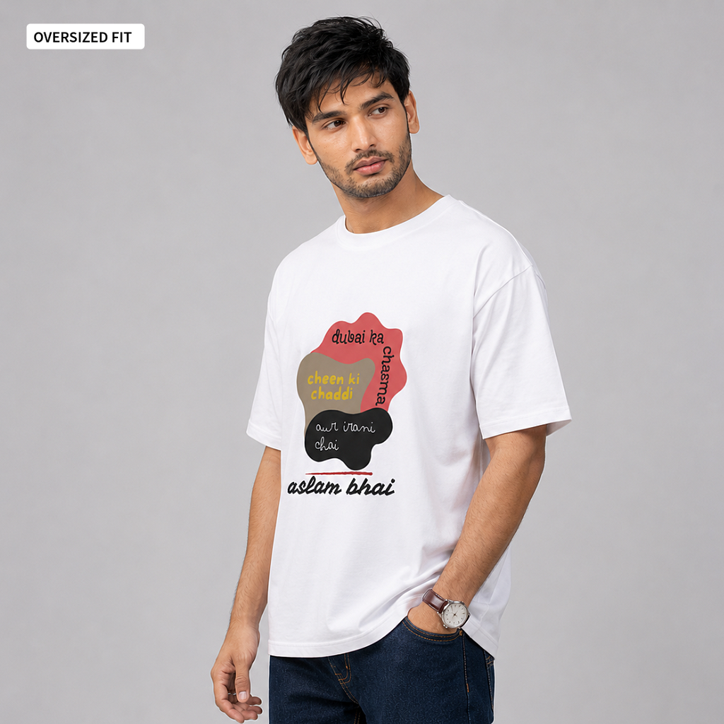 Aslam-bhai - Oversized Tee | Unisex Fit
