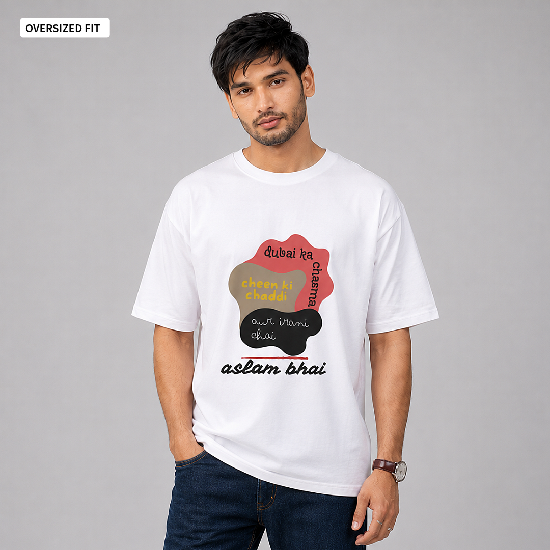Aslam-bhai - Oversized Tee | Unisex Fit