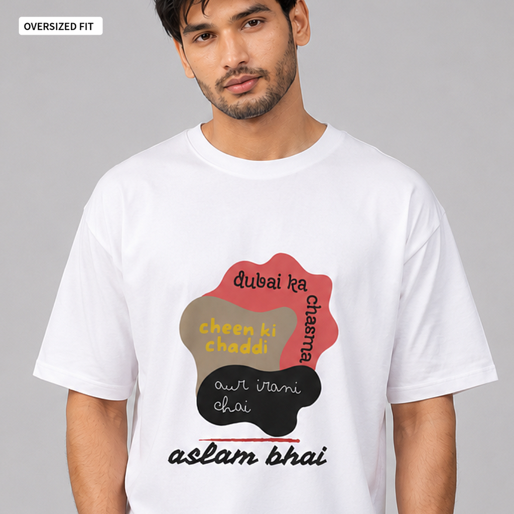Aslam-bhai - Oversized Tee | Unisex Fit
