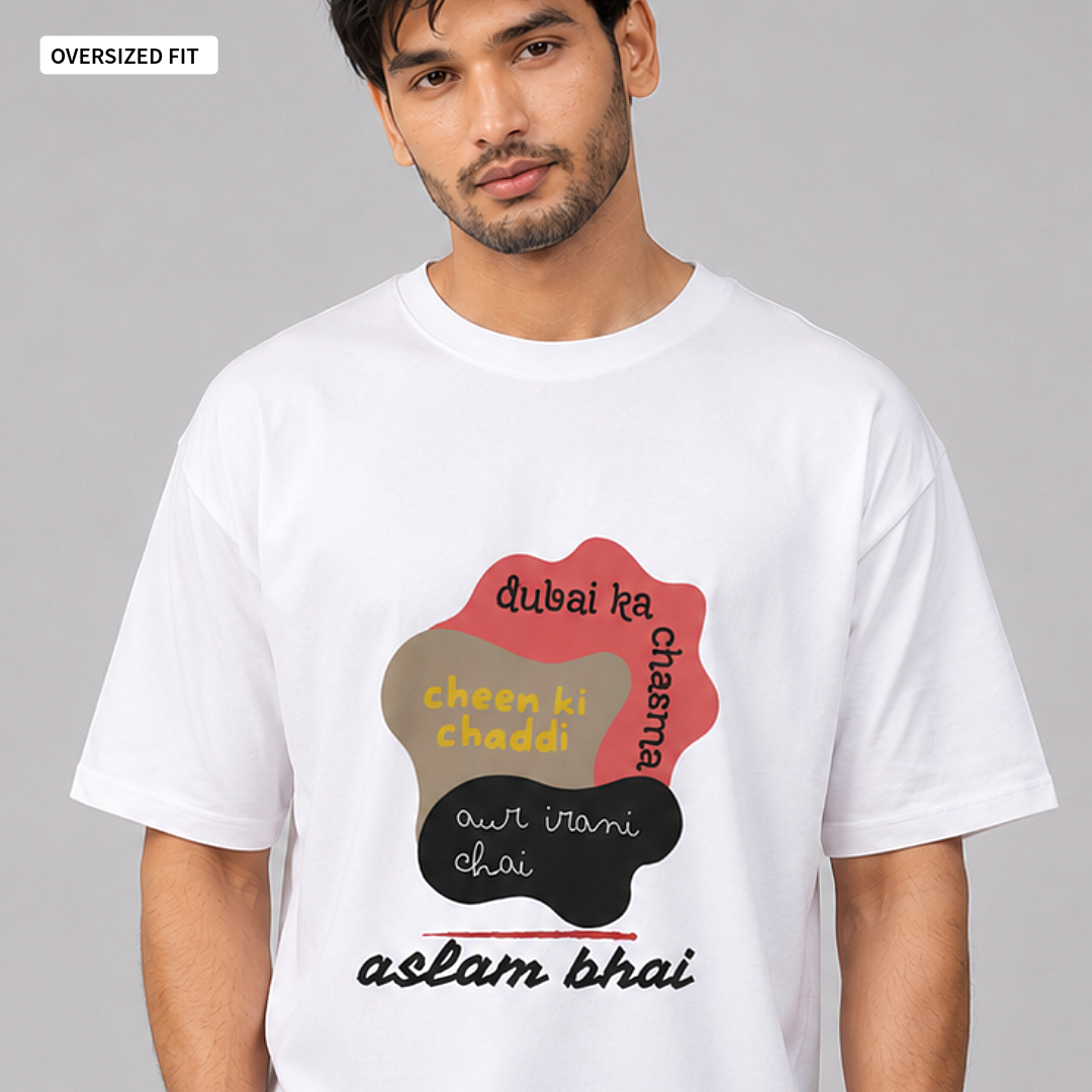 Aslam-bhai - Oversized Tee | Unisex Fit