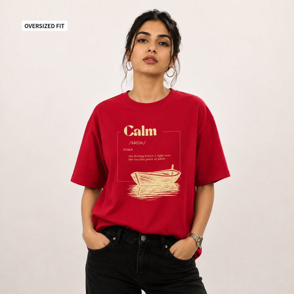 Calm - Oversized Tee | Unisex Fit