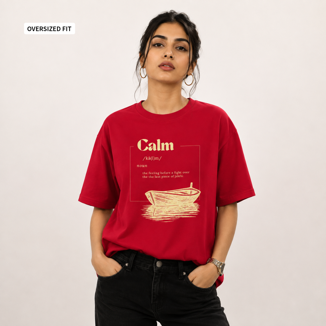 Calm - Oversized Tee | Unisex Fit