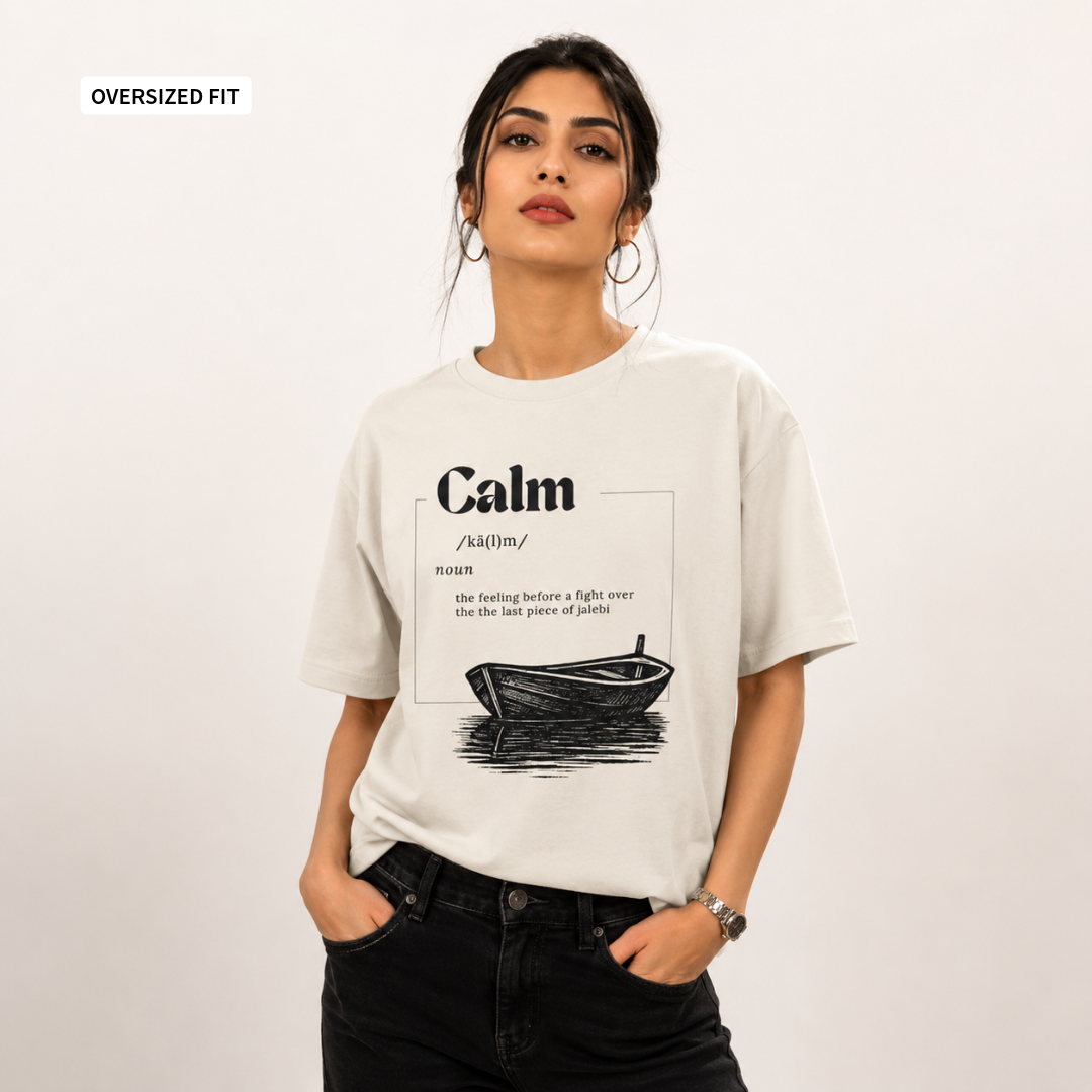 Calm - Oversized Tee | Unisex Fit