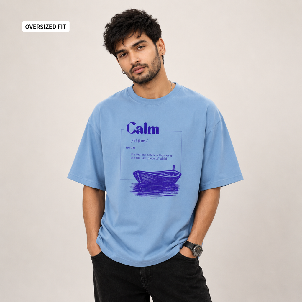 Calm - Oversized Tee | Unisex Fit