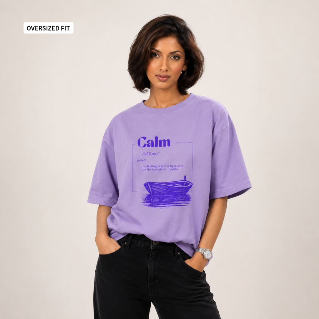 Calm - Oversized Tee | Unisex Fit