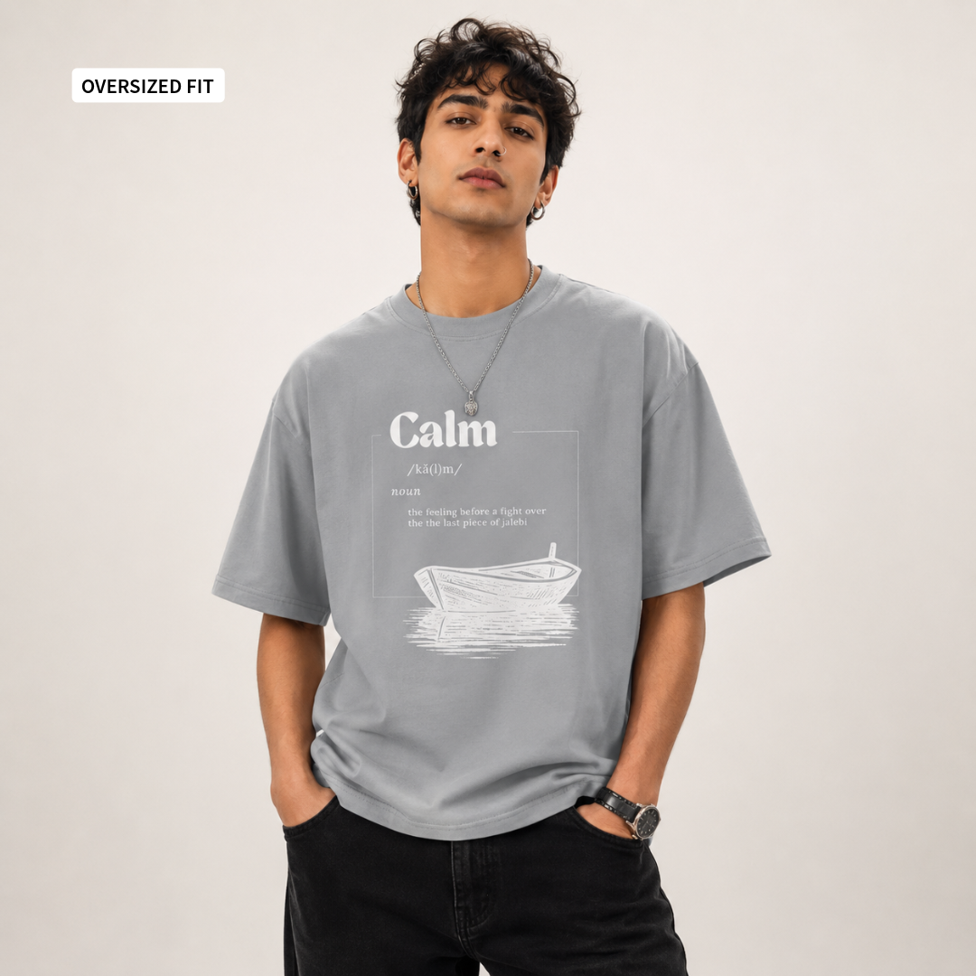 Calm - Oversized Tee | Unisex Fit