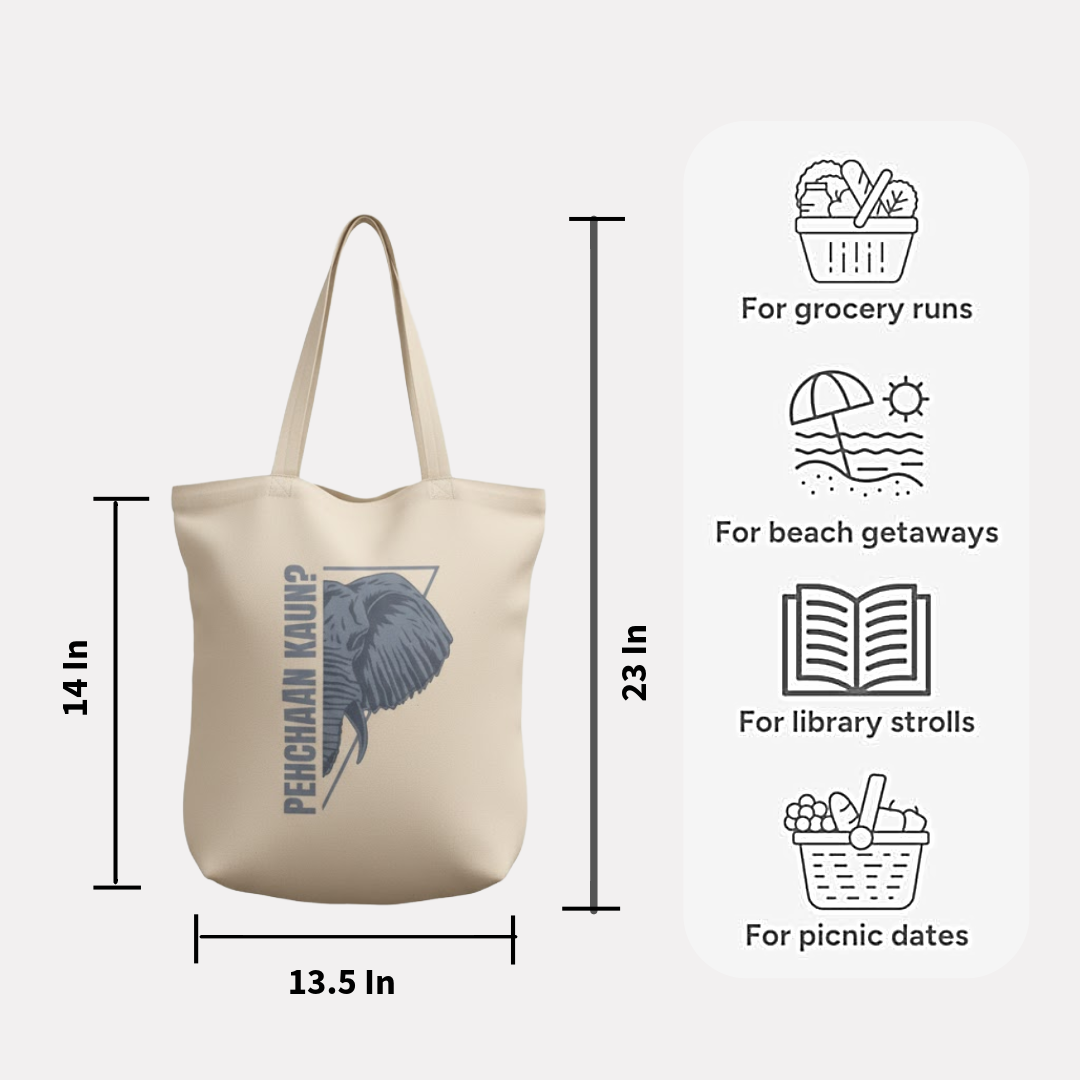 Pehchaan-Elephant - Tote Bag