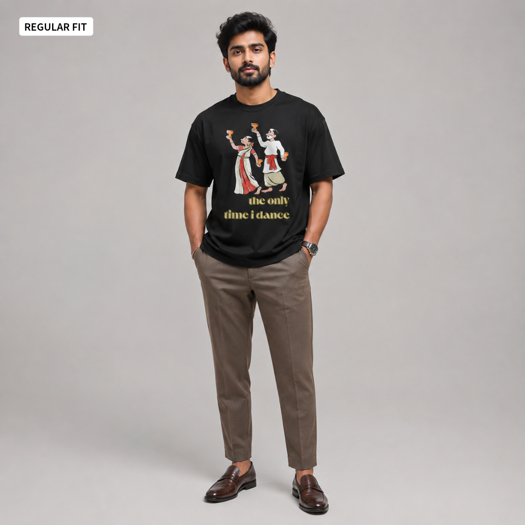 Dhunuchi Naach - Round Neck Tee | Unisex Fit