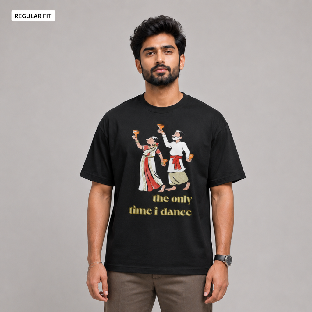 Dhunuchi Naach - Round Neck Tee | Unisex Fit
