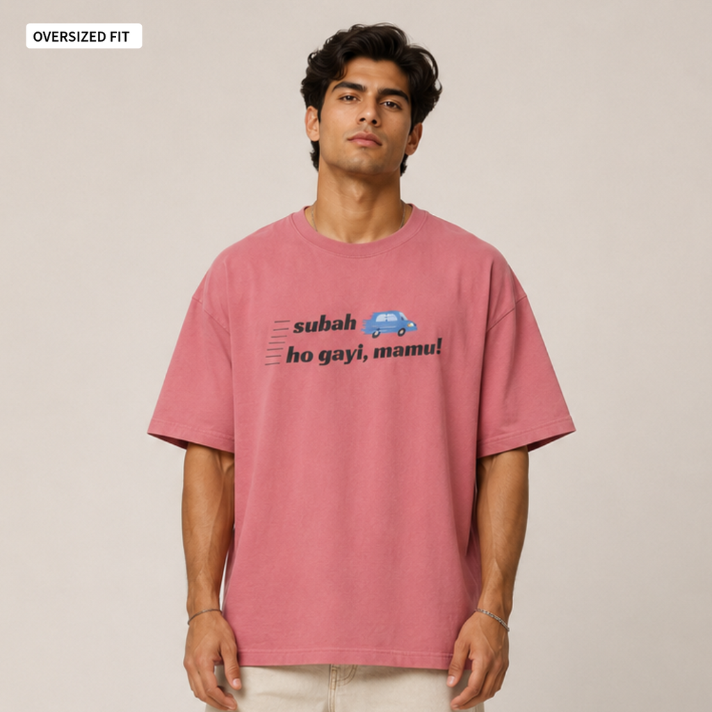 Mornings in Mumbai - Oversized Tee | Unisex Fit