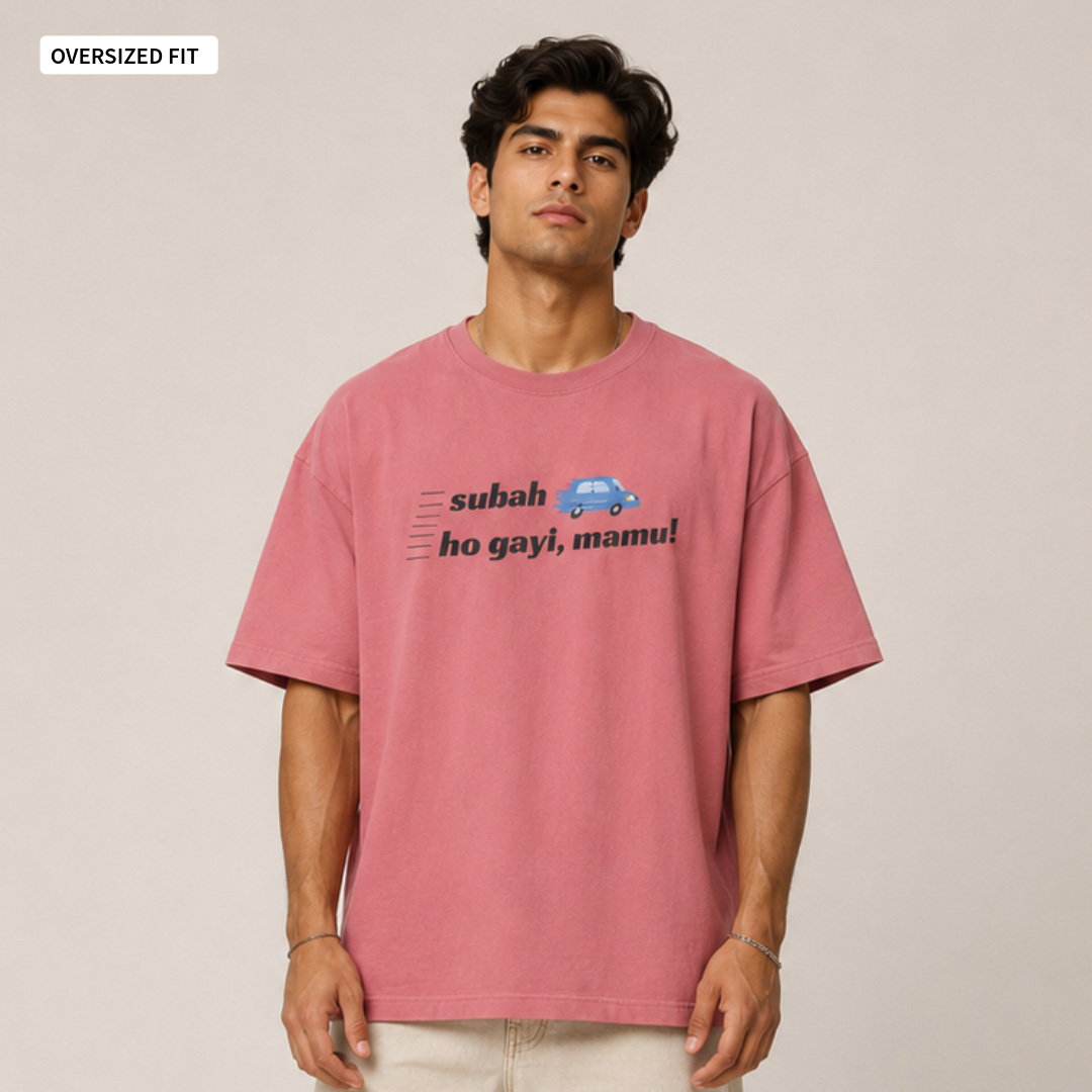 Mornings in Mumbai - Oversized Tee | Unisex Fit