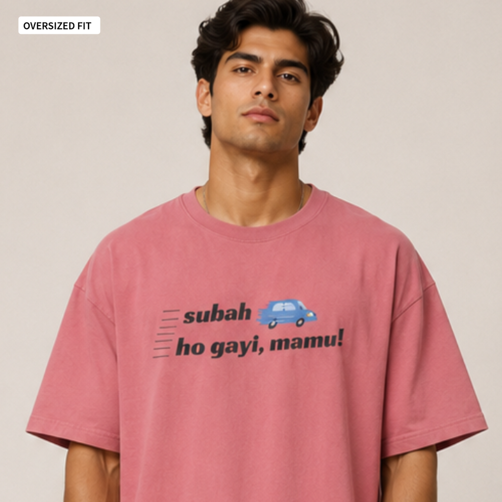 Mornings in Mumbai - Oversized Tee | Unisex Fit