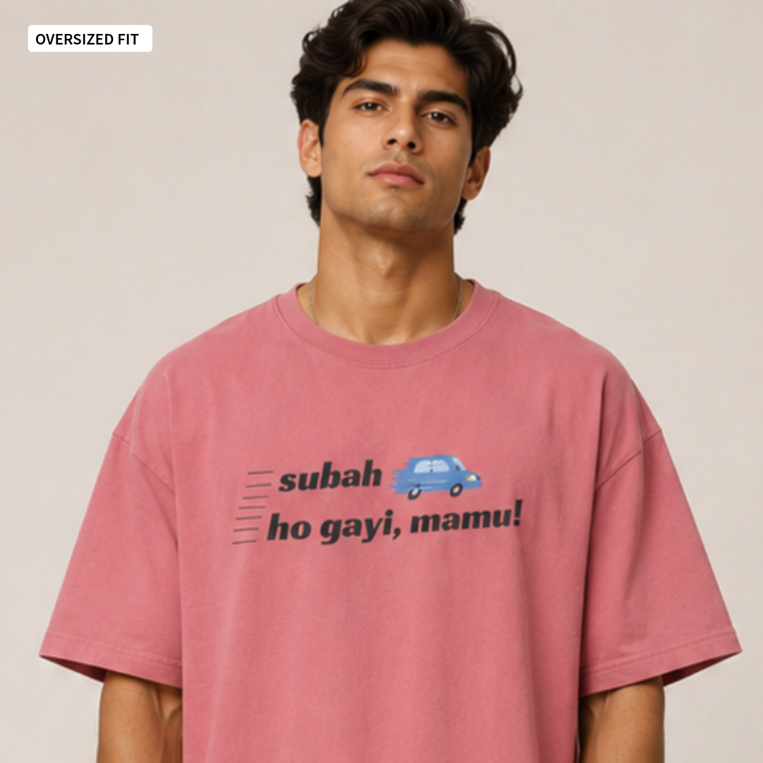 Mornings in Mumbai - Oversized Tee | Unisex Fit