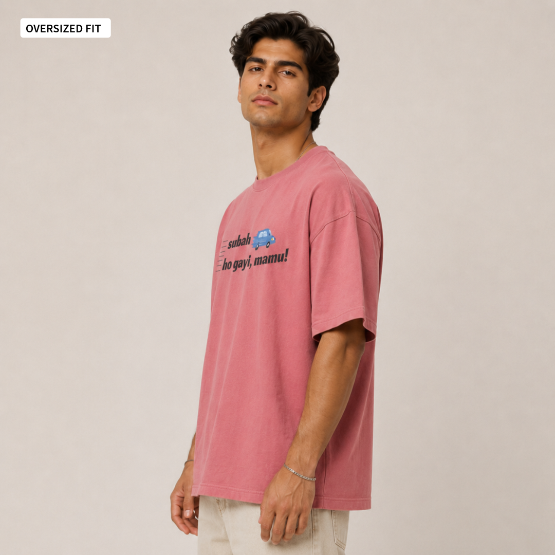 Mornings in Mumbai - Oversized Tee | Unisex Fit