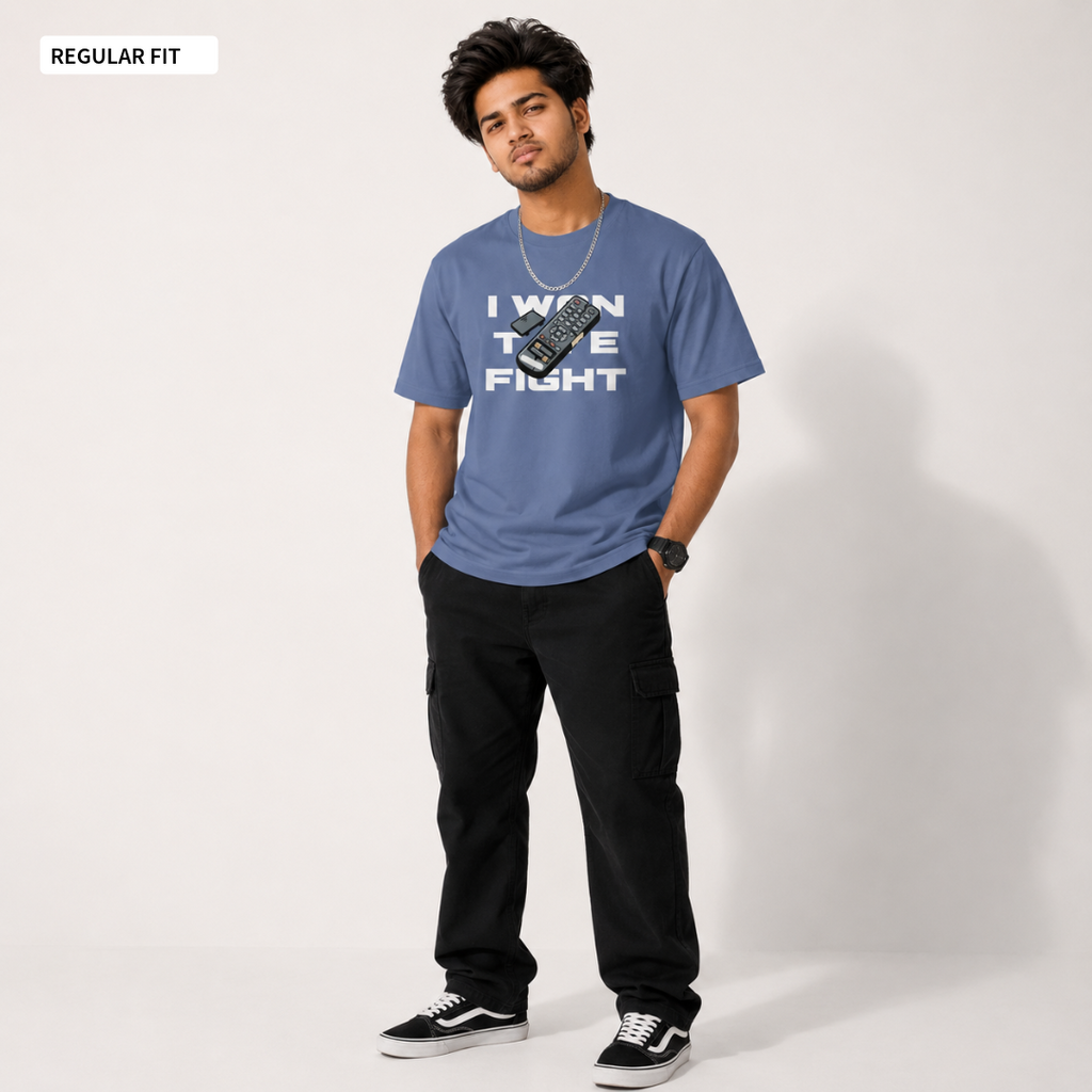 Fight For Remote - Round Neck Tee | Unisex Fit