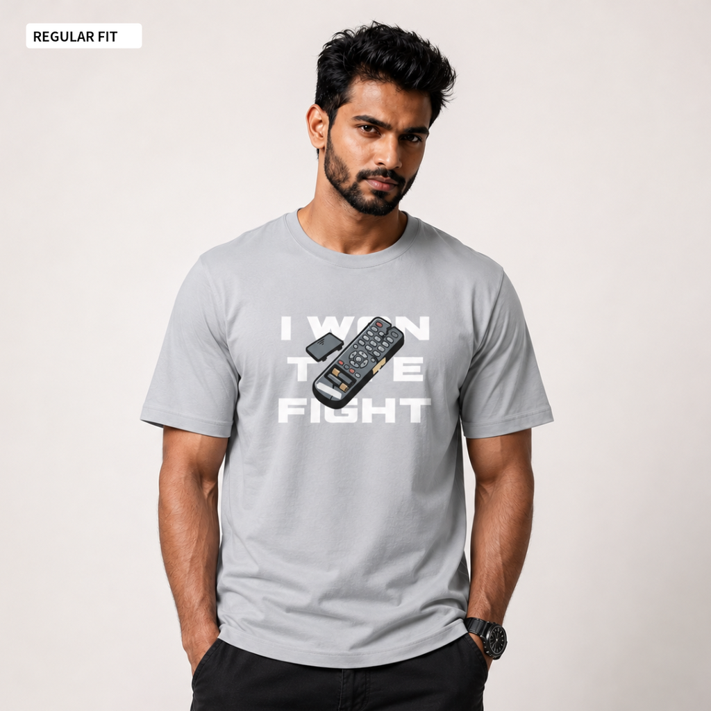 Fight For Remote - Round Neck Tee | Unisex Fit