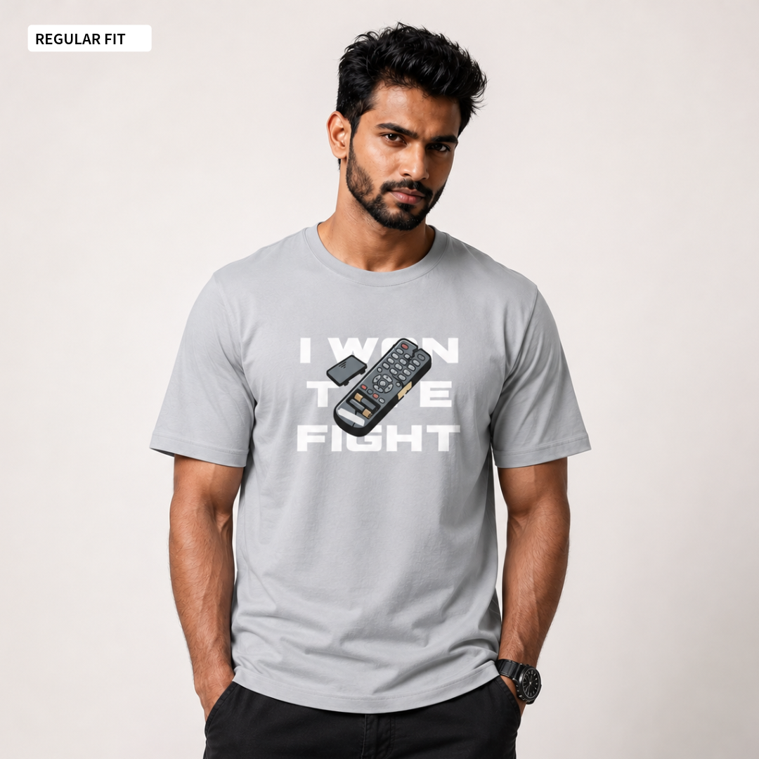 Fight For Remote - Round Neck Tee | Unisex Fit