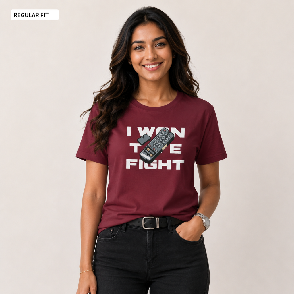 Fight For Remote - Round Neck Tee | Unisex Fit