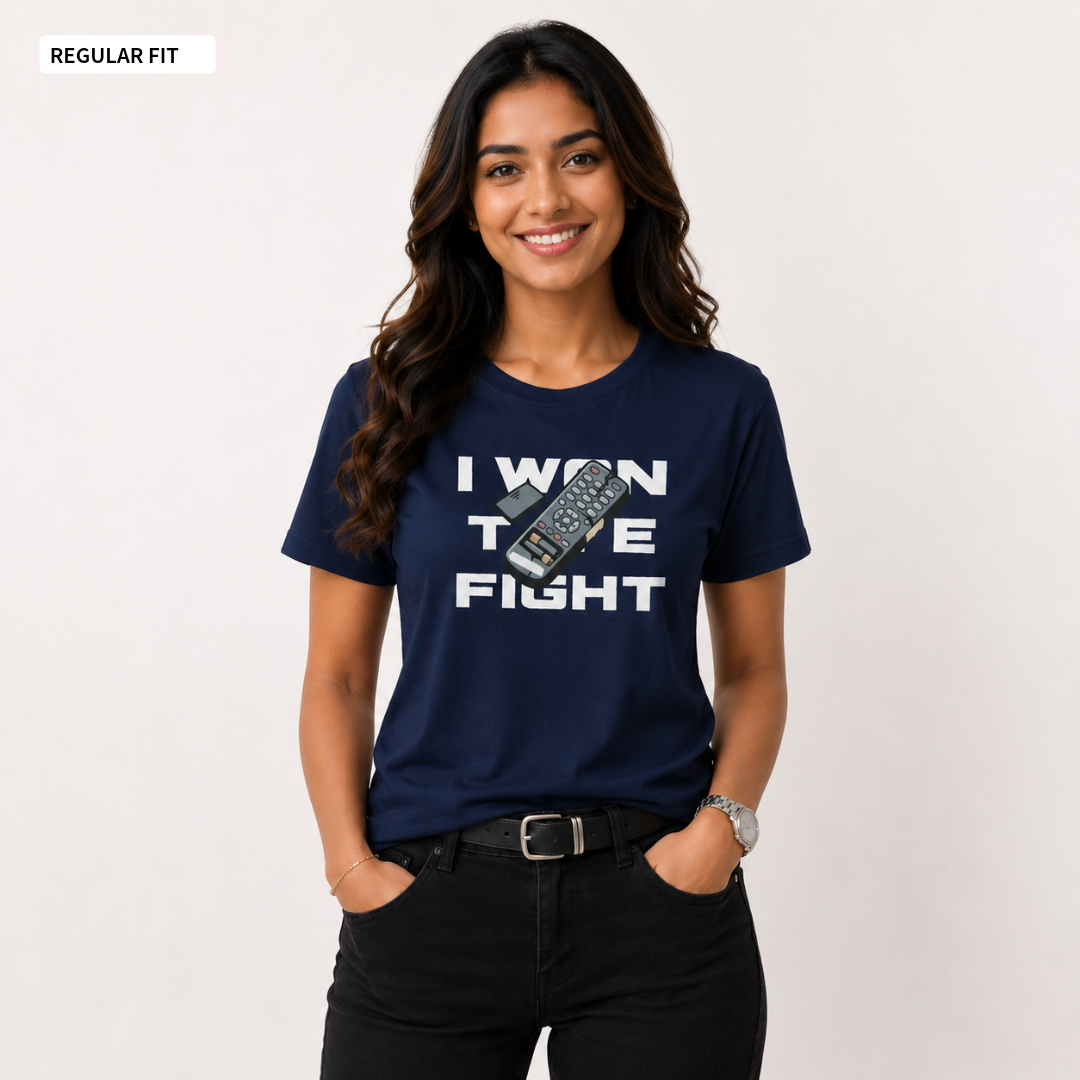 Fight For Remote - Round Neck Tee | Unisex Fit