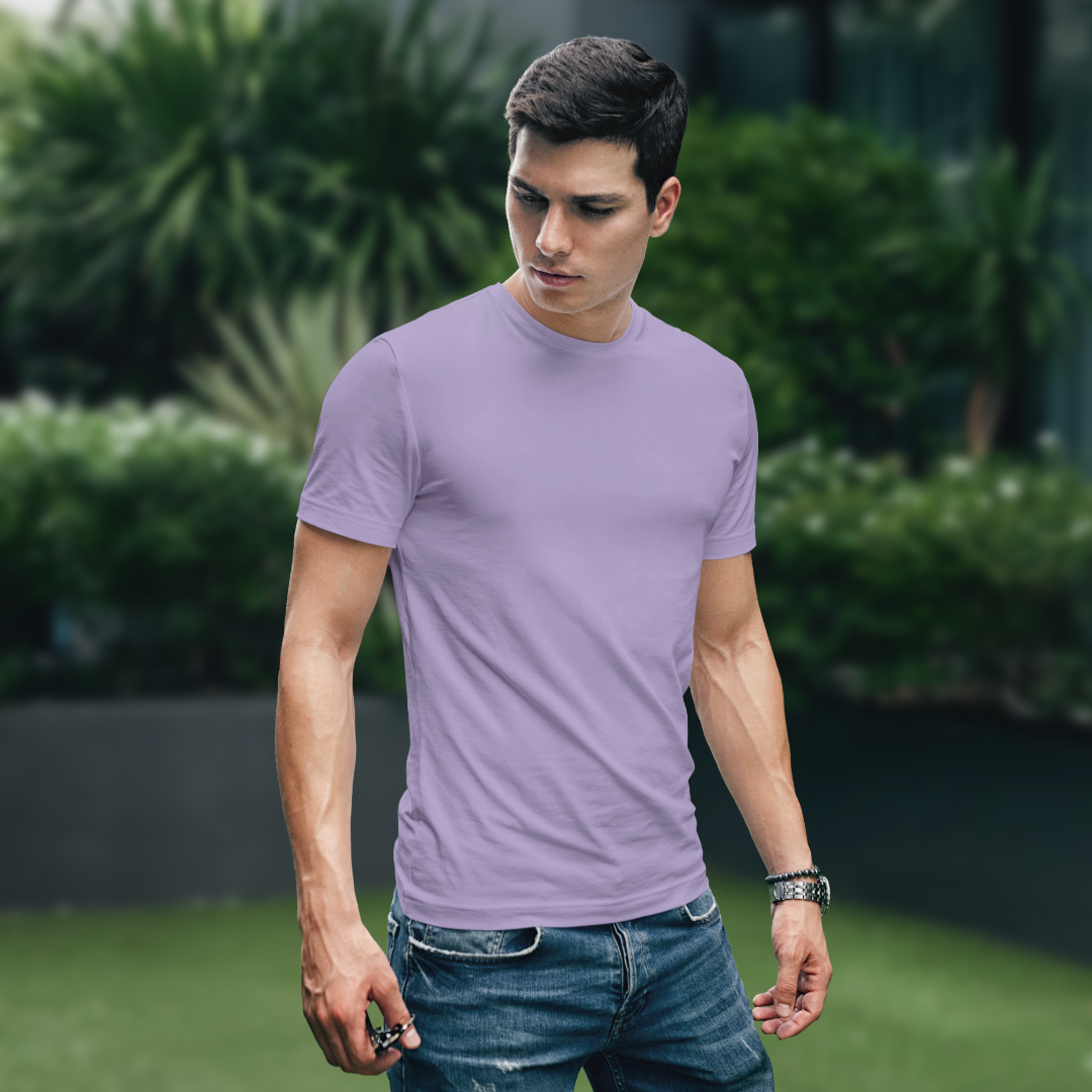 The All-Rounder - Round Neck Tee | Unisex Fit | Light Solids