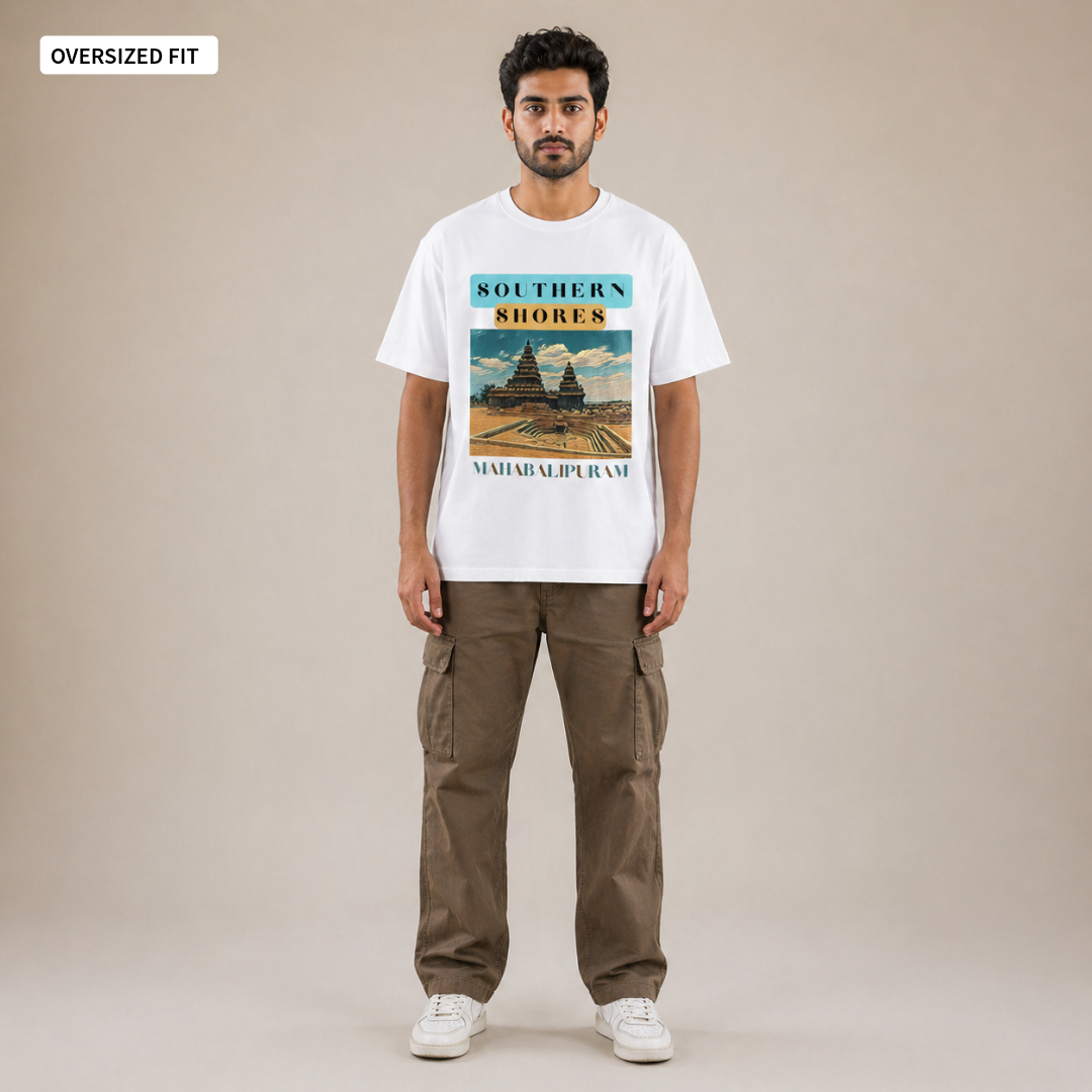 Mahabalipuram - Oversized Tee | Unisex Fit