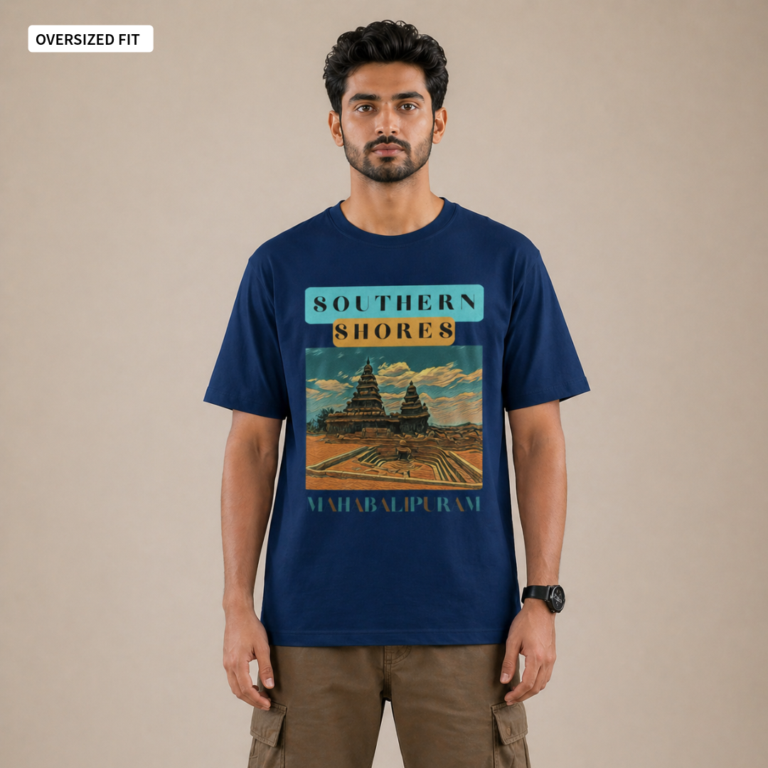 Mahabalipuram - Oversized Tee | Unisex Fit