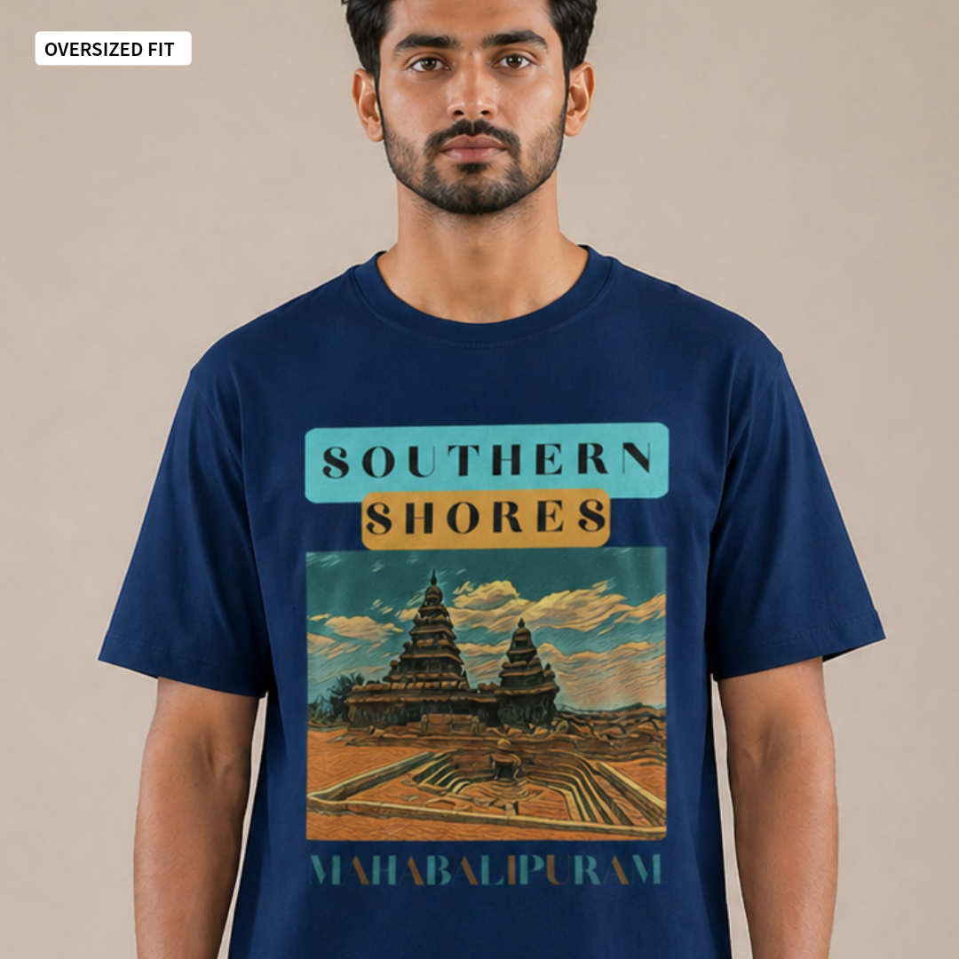Mahabalipuram - Oversized Tee | Unisex Fit