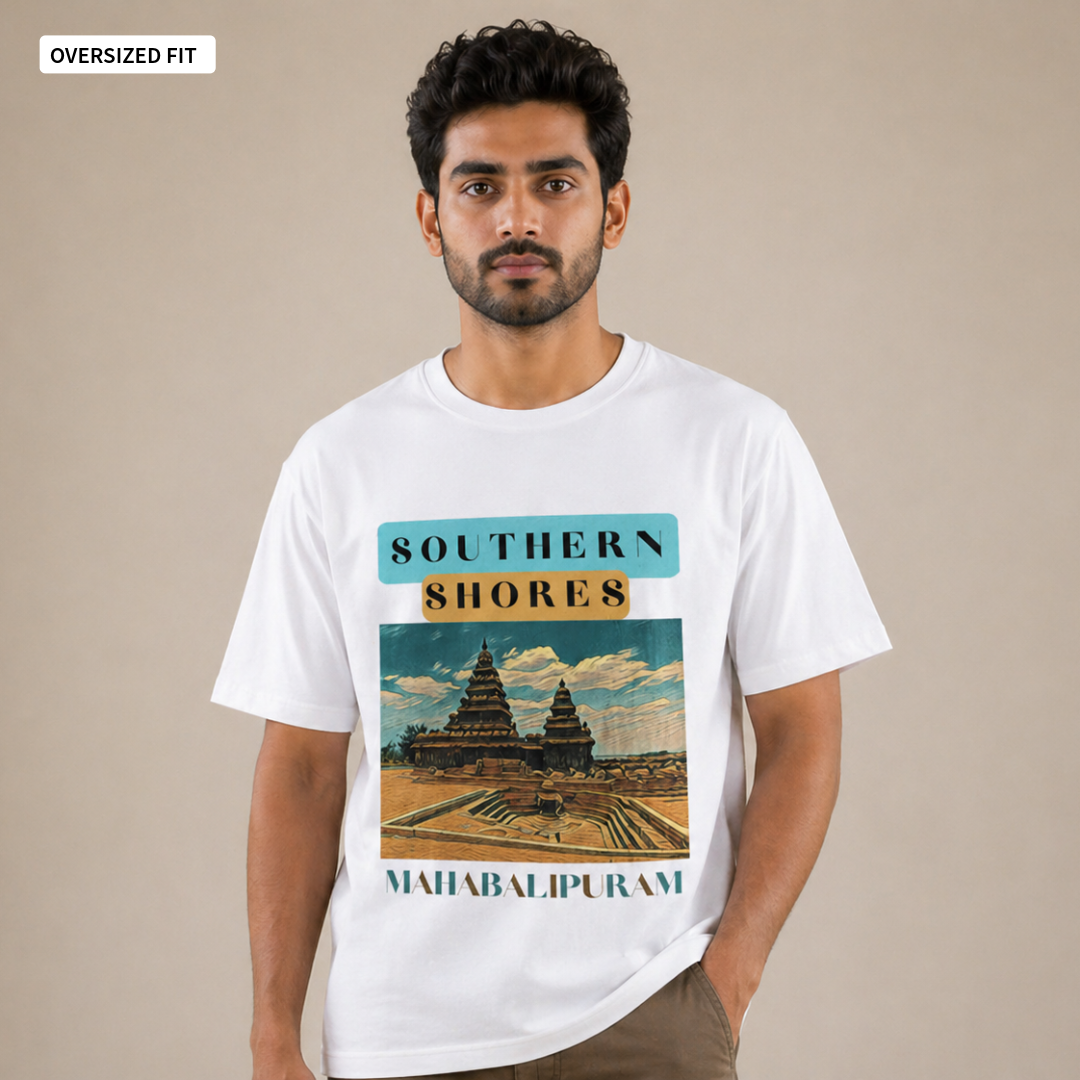 Mahabalipuram - Oversized Tee | Unisex Fit