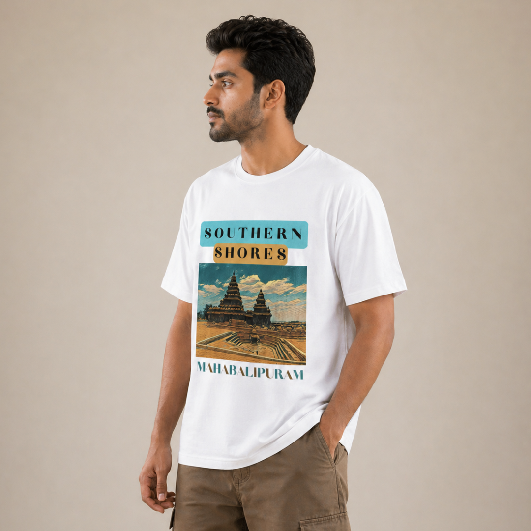 Mahabalipuram - Oversized Tee | Unisex Fit