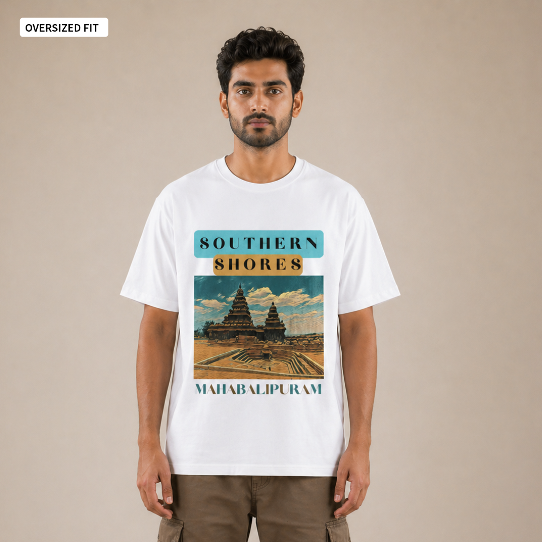 Mahabalipuram - Oversized Tee | Unisex Fit