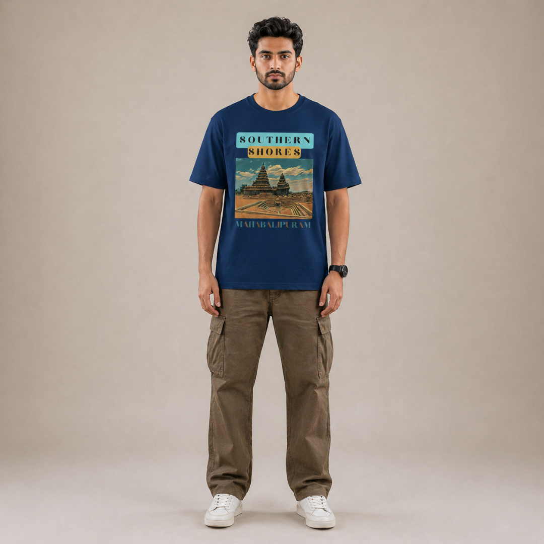 Mahabalipuram - Oversized Tee | Unisex Fit