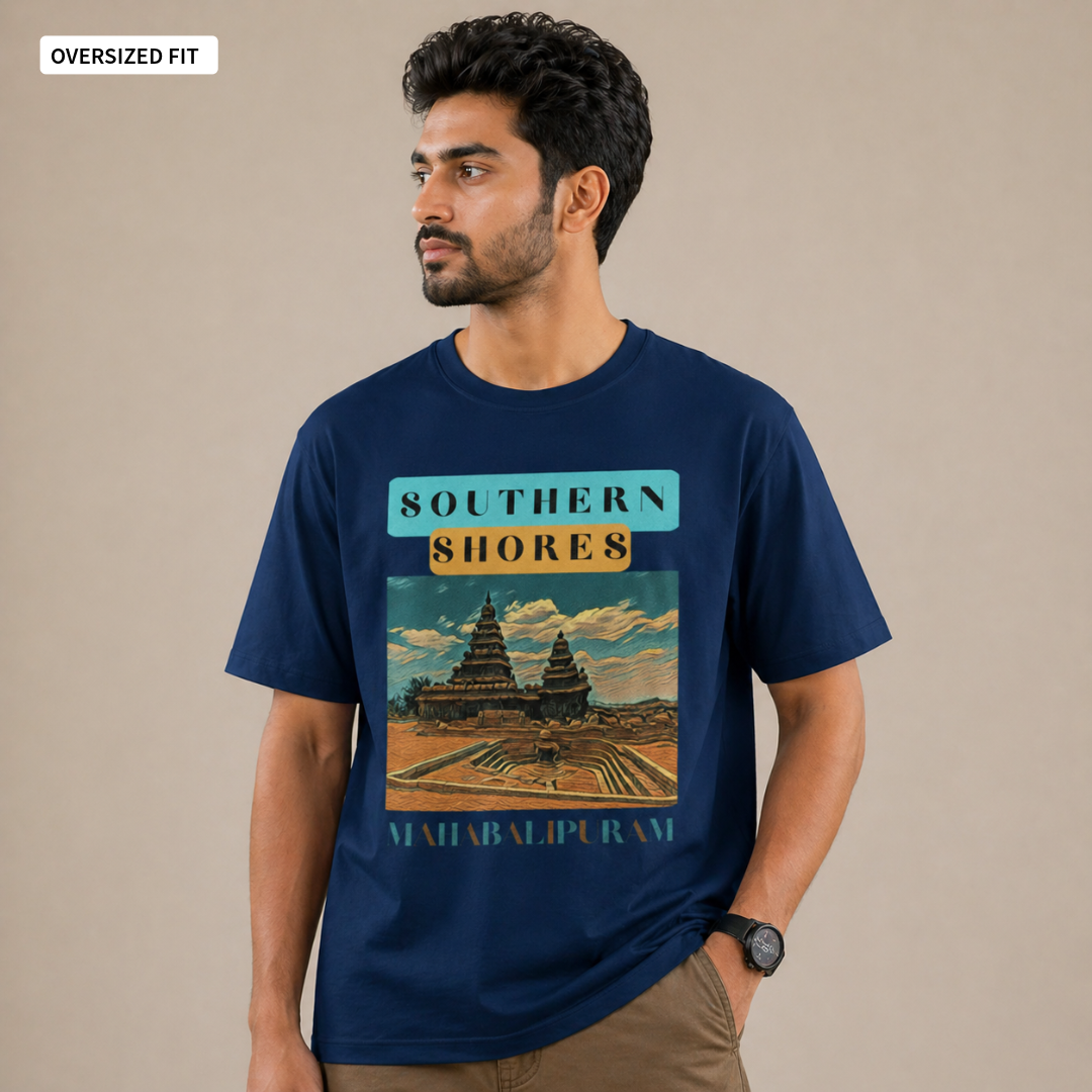 Mahabalipuram - Oversized Tee | Unisex Fit