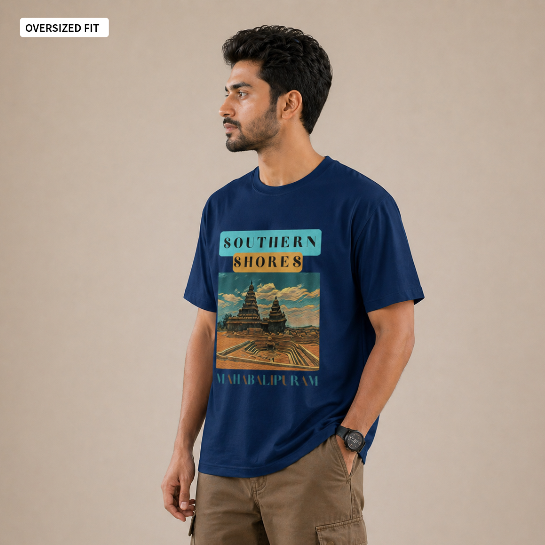 Mahabalipuram - Oversized Tee | Unisex Fit