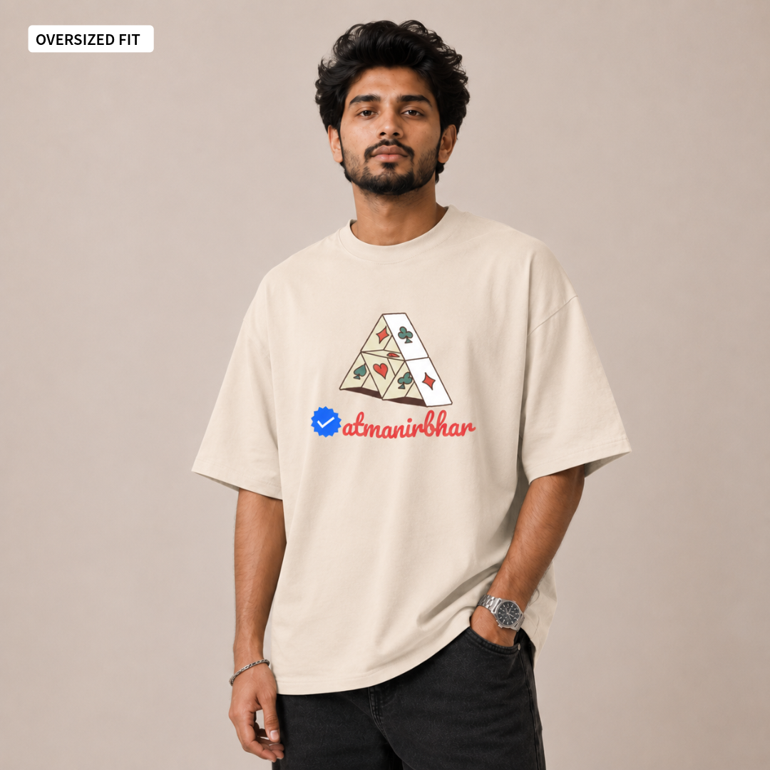 Atmanirbhar - Oversized Tee | Unisex Fit