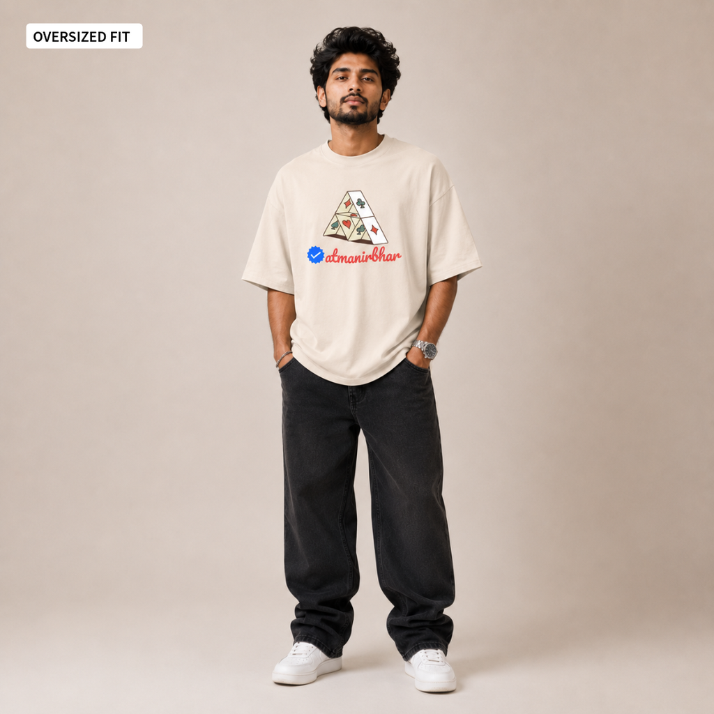 Atmanirbhar - Oversized Tee | Unisex Fit