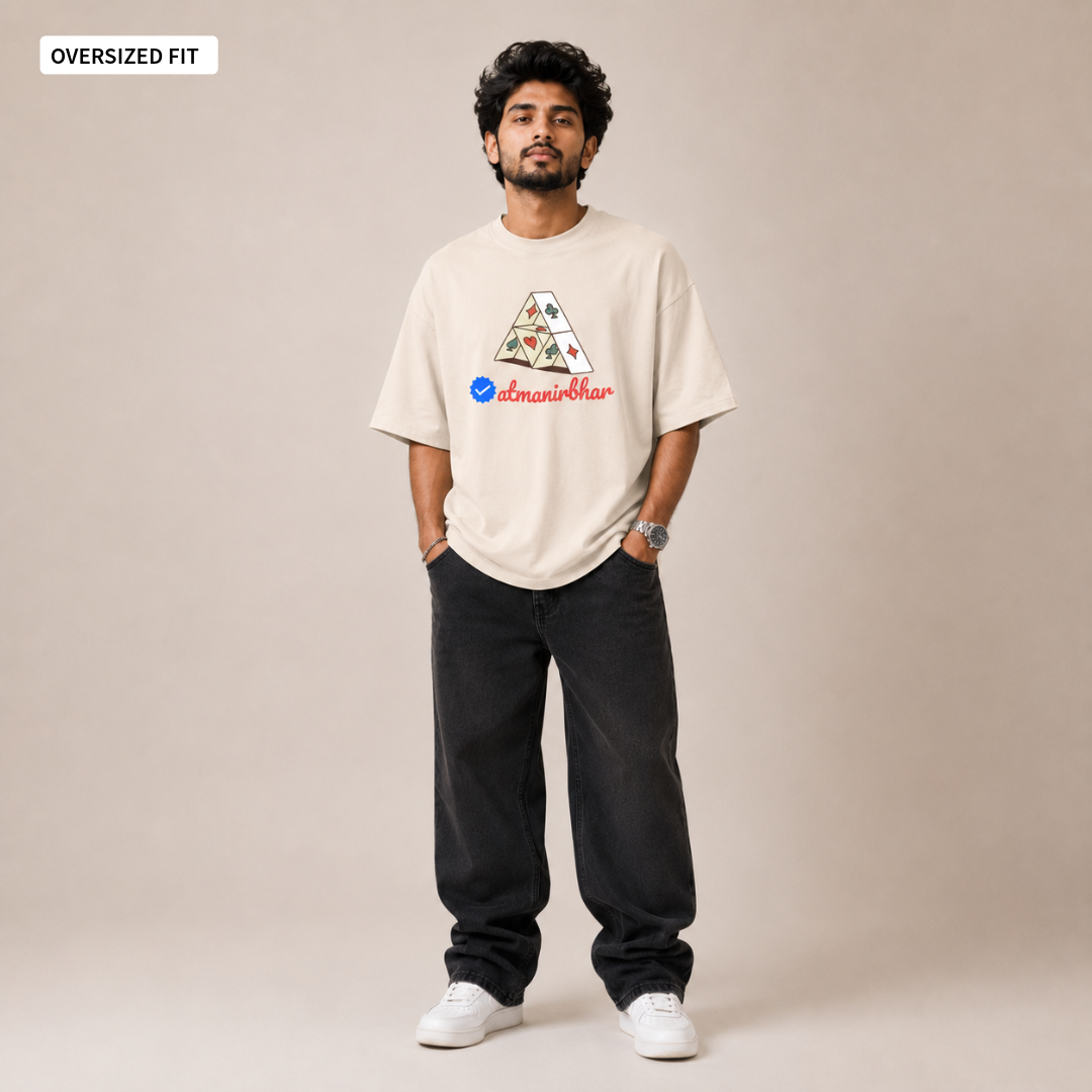 Atmanirbhar - Oversized Tee | Unisex Fit