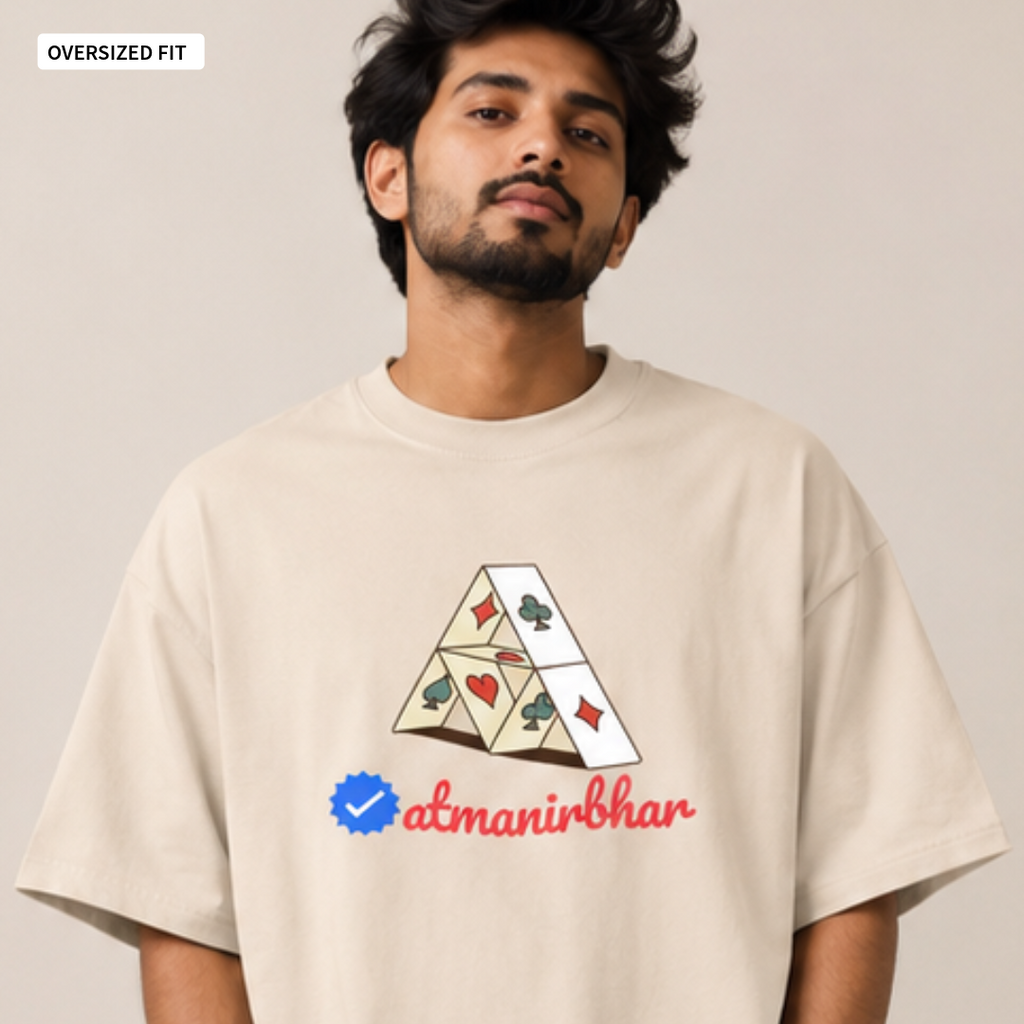 Atmanirbhar - Oversized Tee | Unisex Fit