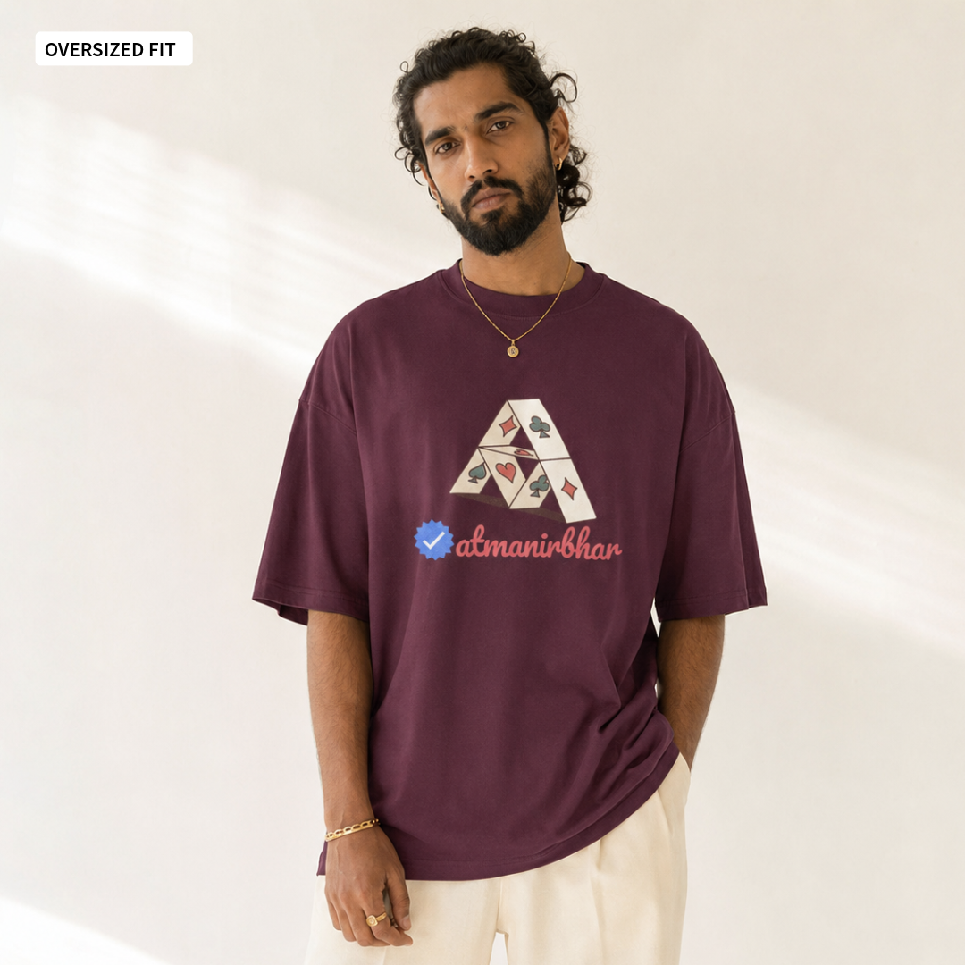 Atmanirbhar - Oversized Tee | Unisex Fit
