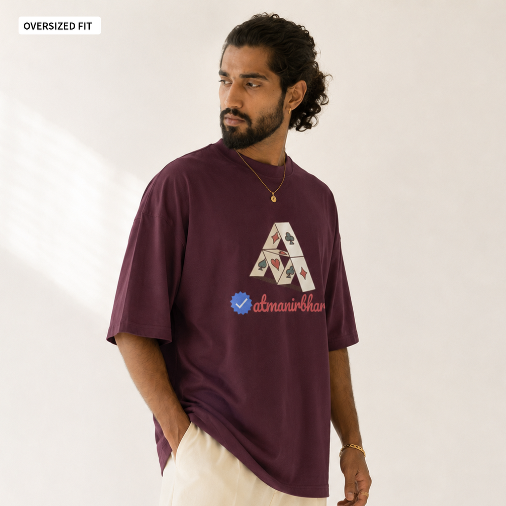Atmanirbhar - Oversized Tee | Unisex Fit
