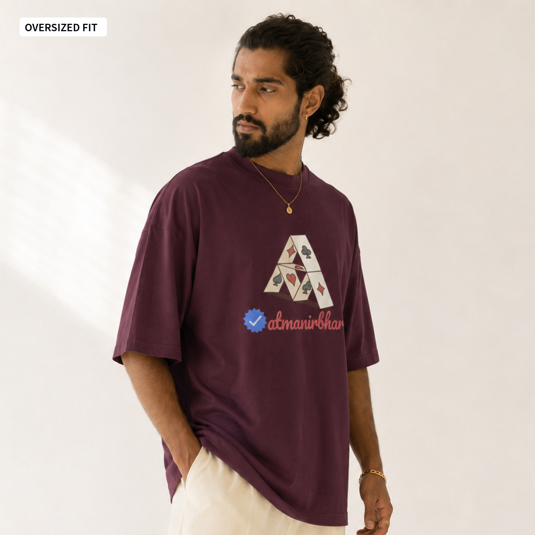 Atmanirbhar - Oversized Tee | Unisex Fit