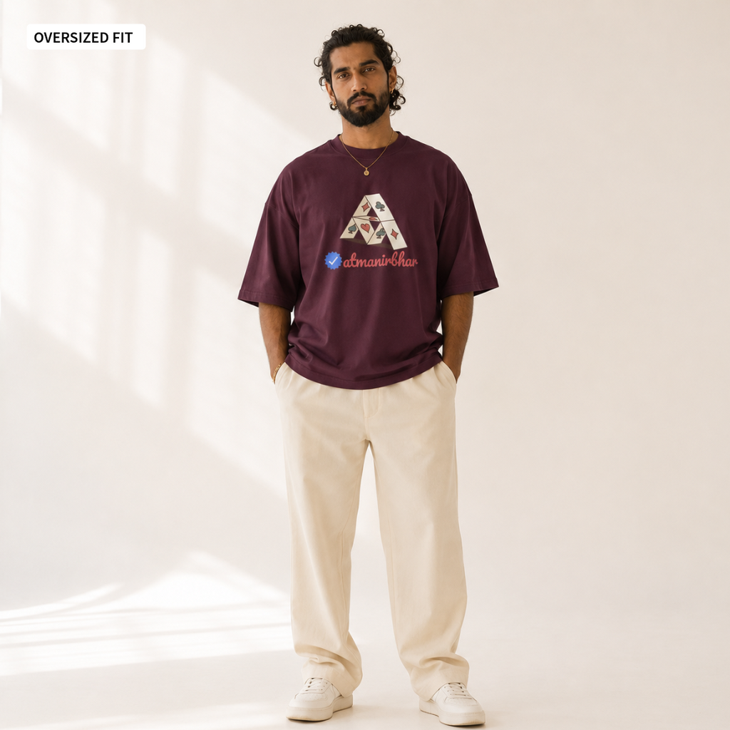 Atmanirbhar - Oversized Tee | Unisex Fit